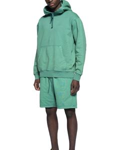 2025 Winter New Arrival Custom <b>Men</b> <b>Shorts</b> Sets Cotton Over Sized <b>Long</b> Sleeves Puff Print Acid Washed French Terry <b>Shorts</b> Set - Product Image 4