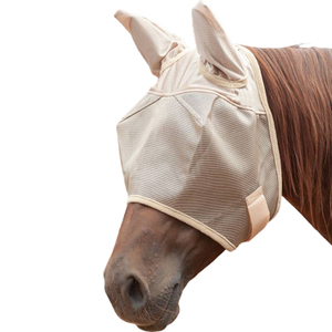Adjustable Breathable Horse <b>Fly</b> <b>Mask</b> with Easy Use Ear Gridding Protection for Horse Riding - Product Image 1