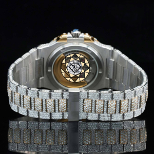 Reloj de Pulsera Automático con Diamantes Naturales, Reloj de Lujo con Brazalete, Edición de Regalo de Fábrica Premium Personalizada - Product Image 4