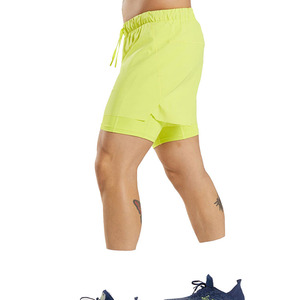 Pantalones Cortos Deportivos Casuales para Hombre, Transpirables, Ligeros, Cómodos, de Secado Rápido, Cintura Alta, con Cordón Ajustable, Resistentes al Viento, para Entrenamiento - Product Image 2