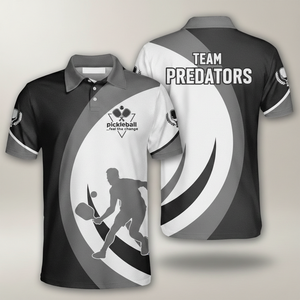 Camiseta de Pickleball Personalizada para Uniforme de Equipo, Sublimada, Transpirable, de Secado Rápido, Ropa Deportiva Profesional, OEM ODM - Product Image 1