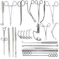 Ensemble d'instruments chirurgicaux ORL de qualité supérieure pour amygdalectomie et adénoïdectomie avec boîte en acier, kit d'instruments ORL de haute qualité ISO