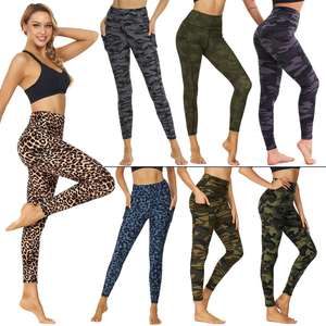 Leggings de yoga sans couture taille haute, coupe ajustée, effet galbe fessier, pour le sport, la course et le fitness, pour femme - Product Image 4