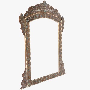Premium Quality Mother of Pearl Inlay Arabic <b>Mirror</b> Frame Handmade Luxury Wall Decor for Living Room Bedroom - Product Image 3