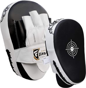 Farabi Cibles de frappe en cuir de vachette pour la boxe, le MMA et le Muay Thai, pour entraînement de coup de poing et de crochet, haute élasticité, vente en gros - Product Image 5