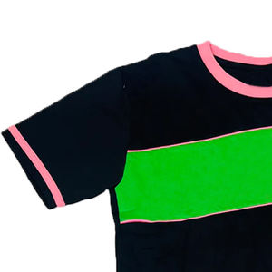 T-shirt pour homme 100% coton tissé, design de logo personnalisé, qualité supérieure, col rond côtelé, coupe classique, vêtements de sport écologiques - Product Image 3