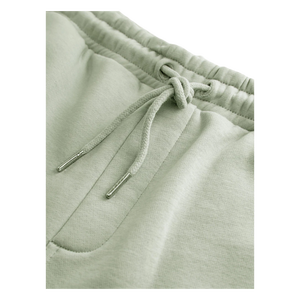 Men's Solid Light Green Bermuda Shorts Cotton Casual Elastic Waist Mid Rise Breathable Woven Style - Product Image 6