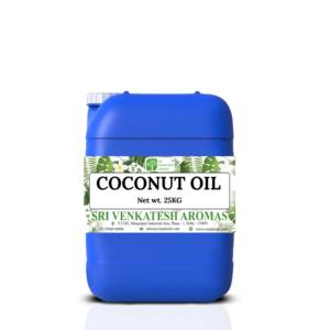 Aceite de coco |   Materia Prima de Grado Cosmético |   Extracción Mecánica |   100% Pureza |   Marca Sri Venkatesh Aromas |   Para el Cuidado Personal - Product Image 1