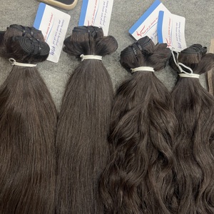 ผมต่อแบบเวฟสีน้ำตาลธรรมชาติ กำลังเป็นที่นิยม ผมเวียดนามแท้ 100% แบบเป็นมัด หนาทั้งเส้น ปลายหนาอย่างดี คุณภาพสูง มีสินค้าพร้อมส่ง - Product Image 1