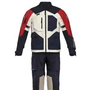 Combinaison de moto en cuir respirant et imperméable pour hommes - Haute qualité pour la conduite quotidienne et les courses - Product Image 4