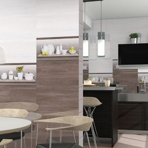 กระเบื้องบุผนังเซรามิกสีขาวเงาแบบมินิมอลสมัยใหม่ ขนาด 300x600 มม. สำหรับตกแต่งสำนักงานองค์กรและพื้นที่เชิงพาณิชย์ในสไตล์ร่วมสมัย - Product Image 3
