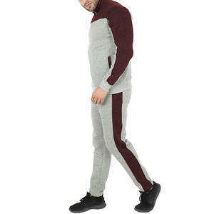 Men's Navy Blue <b>White</b> Solid Winter Hooded Full Sleeve Zipper Loose Breathable Fleece Quick Dry Eco-Friendly Streetwear <b>Joggers</b> - Product Image 4