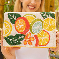 Sac de soirée pliable et portable pour femme, brodé à la main, orné de fleurs multicolores en sequins et perles, avec fermeture magnétique, vente en gros