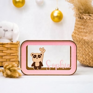 Delarchi HD57 Trẻ Em Của Khung Ảnh Bằng Gỗ Với Dập Nổi & Chết Cắt In Ấn 2-Màu Sắc Độc Đáo Handmade Món Quà Sinh Nhật - Product Image 3