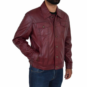 Chaqueta de Cuero Ecológica, Resistente al Viento, 100% Algodón, para Hombre, Diseño Moderno, Alta Calidad, Venta al Por Mayor OME - Product Image 2