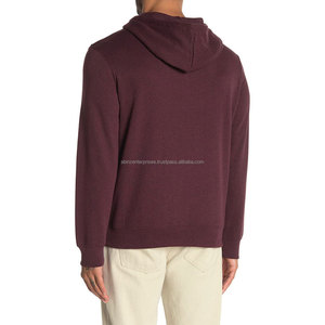 Personnalisé 2024 hommes hiver mode pull à capuche surdimensionné et long avec épais coton polaire imprimé motif - Product Image 4