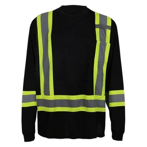 Camisa de Seguridad ANSI 2 de Alta Visibilidad con Manga Larga y Diseño Nuevo, con Luz LED Intermitente e Impermeable para Hombre - Industrias de Belleza y Cuero - Product Image 1