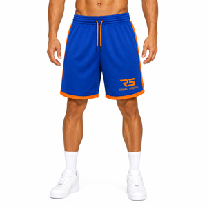 Custom <b>Men</b> Mesh <b>Shorts</b> Quick Dry Gym <b>Shorts</b> with Pockets Breathable Sportswear OEM Manufacturer for Summer Streetwear Use - Product Image 3