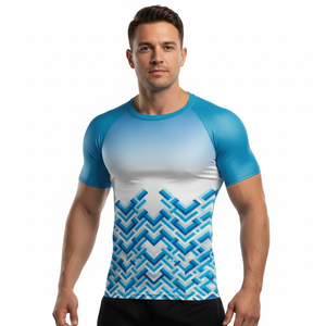 Wholesale Short Sleeves Rashguard Compression MMA Shirt - Product Image 5