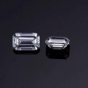 เพชรเมลีทรงเอเมอรัลด์คัทที่เพาะเลี้ยงในห้องปฏิบัติการ ขนาด 0.8 มม. ถึง 3.2 มม. สีขาว ความสะอาดระดับ VVS-VS เพชรสังเคราะห์แบบเม็ดเดี่ยวสำหรับทำเครื่องประดับ - Product Image 6