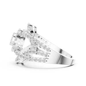 Be Gorgeous jewels Anillo de compromiso solitario de oro de 10 quilates - Product Image 4