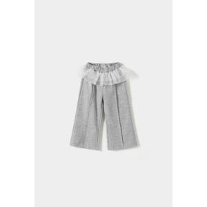 Pantalons décontractés coréens OZKIZ pour filles de 2 à 6 ans, vente en gros, mode printemps/automne pour enfants, tissu tricoté - Product Image 1