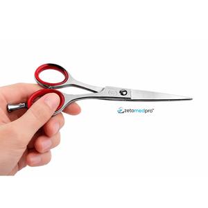 Tijeras Profesionales para Cortar Cabello para Diestros, Hechas de Acero Inoxidable de Alta Calidad, Cuchillas Afiladas de Precisión, Mango Mediano, Cómodas - Product Image 3