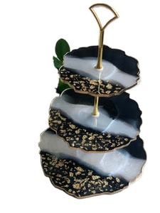 Vibrante soporte de exhibición de pasteles y postres multicolor, soporte moderno para cupcakes, Ideal para hoteles, fiestas, eventos y decoración del hogar - Product Image 2