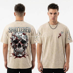 T-shirt Homme Vert Menthe 200 GSM Personnalisé avec Motif Flèche et Crâne pour Tir à l'Arc, Style Streetwear, Marque Privée, Vente en Gros, Fournisseur - Product Image 2