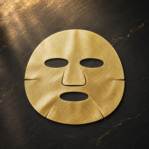 Maschera SPA Professionale Y576 in Foglia d'Oro, Maschera Viso in Fibra Ultrafine, Substrato a Matrice di Diamanti Quadrati Piccoli con Ceneri Vulcaniche - Product Image 1