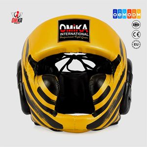 Best Protection Performance Customized Color Size Comfortable Durable Breathable MMA Leather Head Guard - Product Image 1