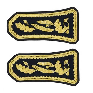 Épaulettes à rayures pour uniforme de sécurité, accessoires professionnels, épaulettes de sécurité en cuir, polyester, PVC - Product Image 2