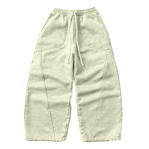 Pantalon de survêtement gris pour homme, taille élastique, cordon de serrage, coupe décontractée, poches latérales, respirant, pour l'automne - Product Image 2