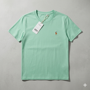 100% Cotton Men's Short Sleeve Regular Fit Casual T-Shirt 180g Wholesale Embroidered <b>Logo</b> Solid Pattern - Product Image 2