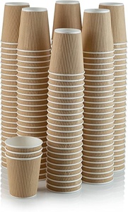 Hot Beverage Ripple <b>Cups</b> for Coffee Shops and Restaurant Supply Leak Resistant 8oz <b>Cup</b> for Hot Drink Service Milk Tea Restaurant - Product Image 3
