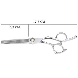 Razor Edge Professional Barber Thinning <b>Shears</b> Finger Rests Stainless Steel Custom Thinning Scissors Hair Salon Supplies - Product Image 3