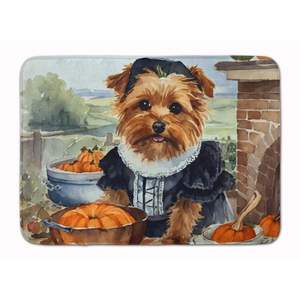 Tapetes de cocina de Otoño de Norfolk Terrier, alfombra antifatiga de espuma viscoelástica, calabazas, lavable a máquina, cómoda alfombra de baño, alfombra de cocina acolchada - Product Image 1