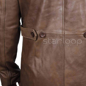 Vêtements d'hiver en gros, manteau en cuir de haute qualité, best-seller, prix bas, manteau en cuir léger pour homme - Product Image 6