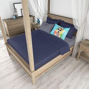 Westie Hippie Dawg Standard décoratif oeuvre taie d'oreiller léger et Super doux facile d'entretien housses de coussin - Product Image 4