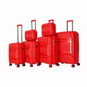 ชุดกระเป๋าเดินทางแบบแข็ง 6 ชิ้น ขยายได้ น้ำหนักเบา สำหรับทุกเพศ พร้อมล้อหมุนได้ - Product Image 2