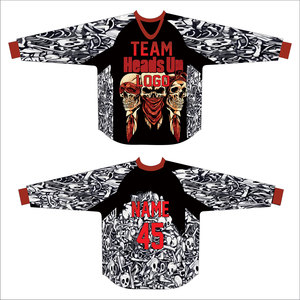 Camiseta de Competición de Paintball Personalizada con Sublimación Completa, Logotipo, Nombre del Jugador, Número y Rendimiento - Product Image 1