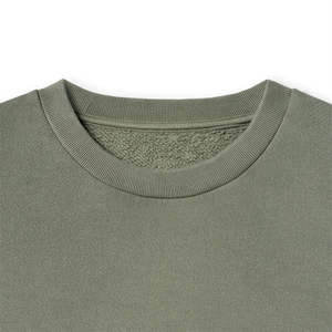 Sweat-shirt Homme Oversize Premium à Épaules Tombantes et Coupe Courte, 100% Coton Molleton Épais, Col Rond, Logo Personnalisé, Mélange de Matières - Product Image 2