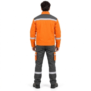Uniforme de Seguridad, Ropa de Trabajo Reflectante, Construcción Duradera, Tela de Alta Visibilidad, Ajuste Ligero y Cómodo, Ropa de Trabajo Utilitaria - Product Image 2