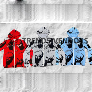 Conjuntos de Sudadera con Capucha y Pantalones Acampanados con Efecto Desgastado y Parches, Estilo Urbano, Trajes Deportivos con Cremallera - Product Image 1