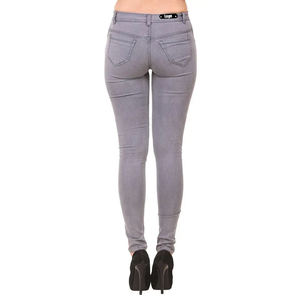 Pantalones Vaqueros Negros Elásticos de Cintura Alta para Mujer, Pantalones Ajustados Tipo Lápiz, Jeans Ajustados, Pantalones de Mezclilla con Logotipo Personalizado, Ropa Casual - Product Image 5