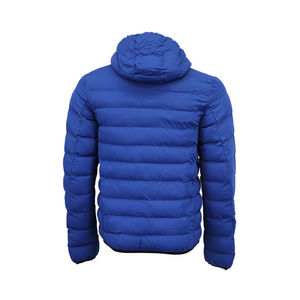 Chaqueta Acolchada para Hombre, Estilo Retro, con Cuello Alto y Logotipo Frontal, Prenda de Moda Clásica, Suave y Cálida - Product Image 2