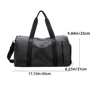 Custom Sports Duffle Bag Gym Travel Bag Waterproof Polyester Duffel Bag with Shoe Compartment OEM ODM - Product Image 6