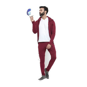 Conjunto Deportivo Personalizado para Hombre, Sudadera con Cremallera y Pantalones Jogger, Traje de Dos Piezas, Resistente al Viento, Ecológico, Clásico, Informal - Product Image 3