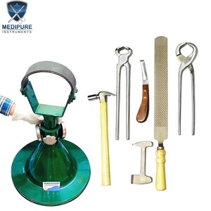 Kit de Herramientas Premium para Herradores de Caballos, Juego Completo para el Cuidado de Pezuñas con Cuchilla para Pezuñas y Alicates, Instrumentos Veterinarios - Product Image 1