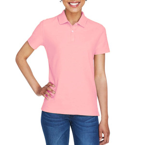 Polo de Golf de Manga Corta de Color Sólido con Estampado Personalizado, Transpirable, de Secado Rápido, 180 g/m², Cuello de Dos Tonos, Logotipo DTF OEM, en Blanco - Product Image 4